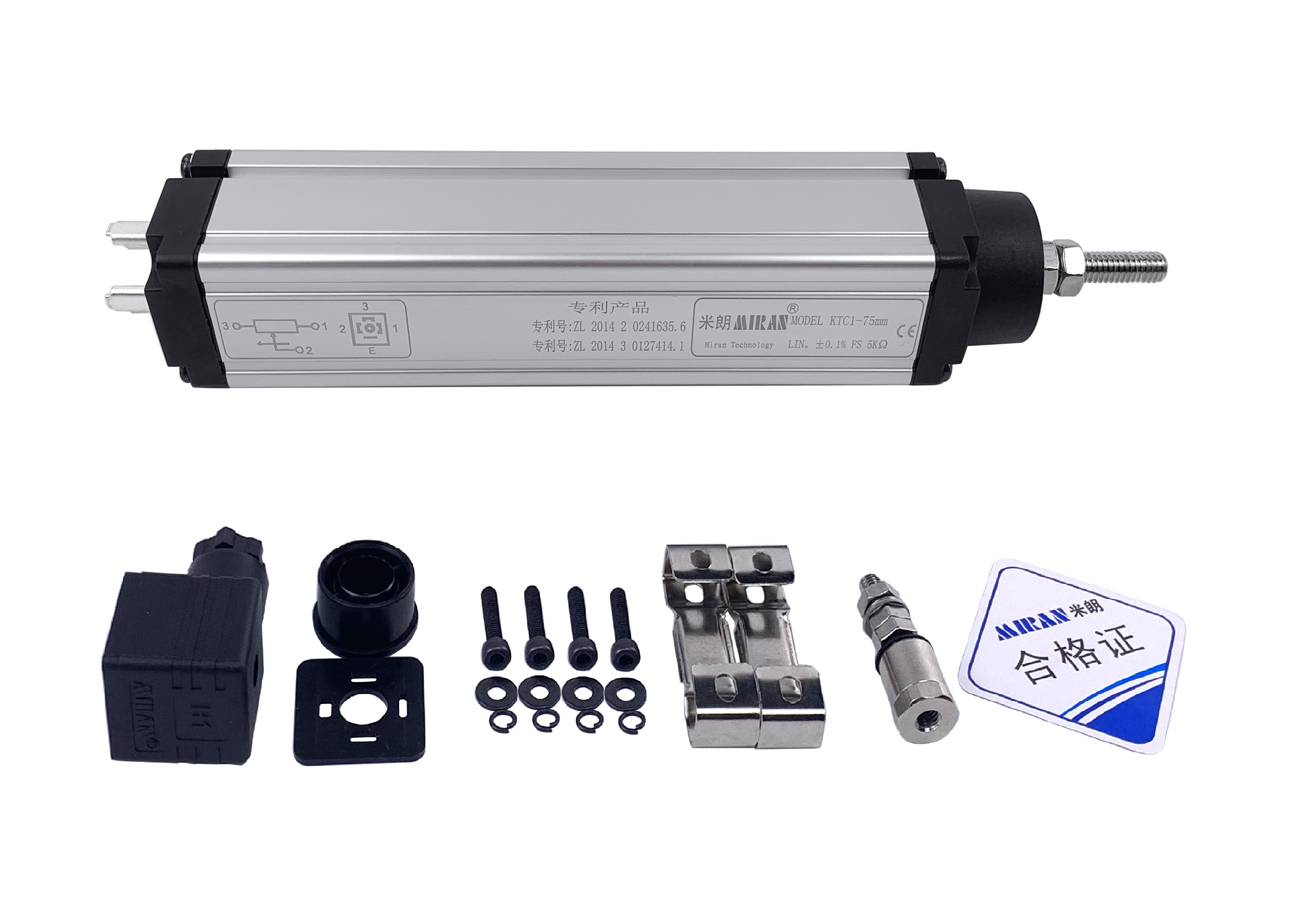 直線位移傳感器電阻尺電子尺MIRAN米朗科技